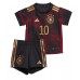 Tyskland Serge Gnabry #10 Udebane Trøje Børn VM 2022 Kortærmet (+ Korte bukser)